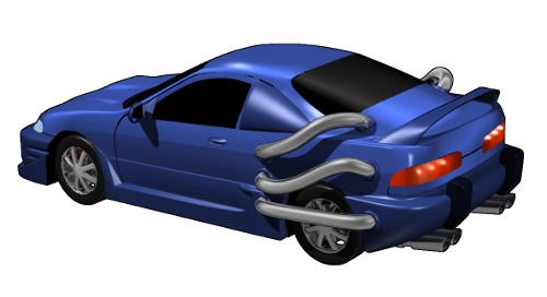 3D графика: Fi-tuned car